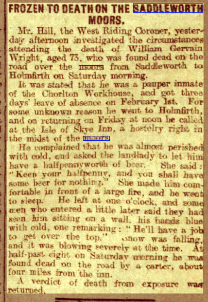 Capture-frozen-to-death-Wednesday-07-February-1906-,--Leeds-Mercury-,--West-Yorkshire,