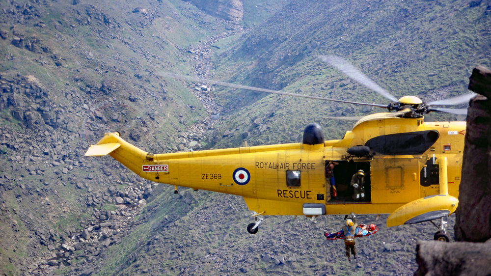 Rescue exercise at Ravenstones.