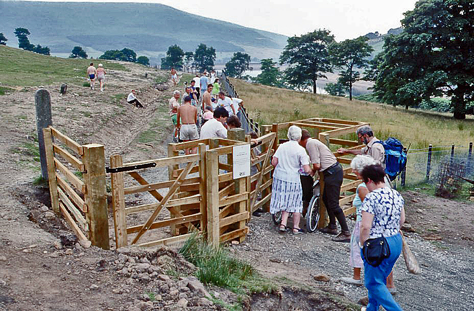 Opening disabled trail at ashawy